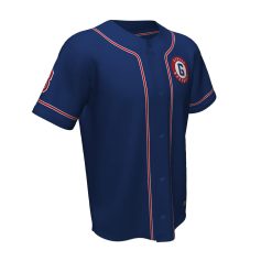 Custom Full Button Baseball Jersey